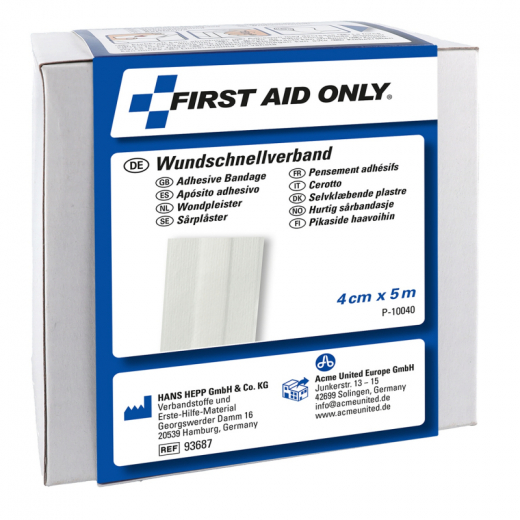 FIRST AID ONLY Wundschnellverband P-10040 5m x 4cm,