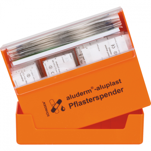 aluderm Pflasterspender aluplast 1009910 orange +115Pflaster, - SOE1009910