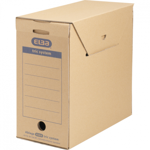 ELBA Archivbox tric system 100421091 für DIN A4 naturbraun, - 61835260