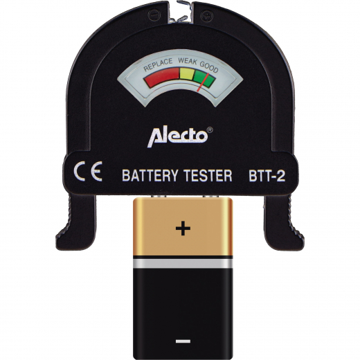 Alecto Batterietester Universal BTT-2, - 190019600