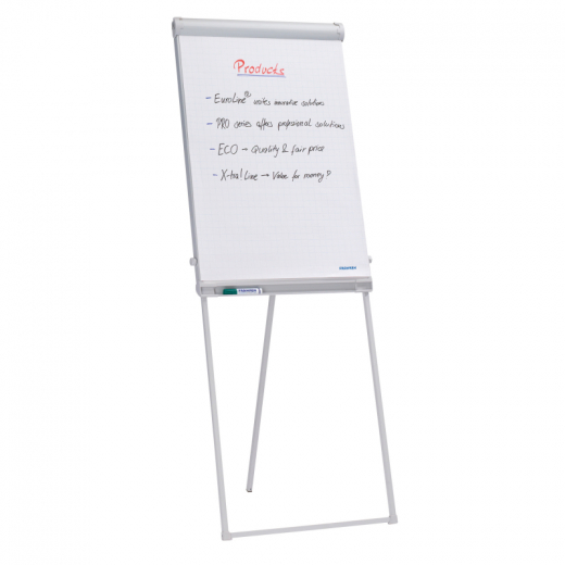 Franken Flipchart ECO Standard FC43 67x95cm 3-Bein Stativ hellgrau, - 602925