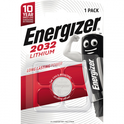 Energizer Spezialzelle Lithium CR 2032 E301021300, - 190216300