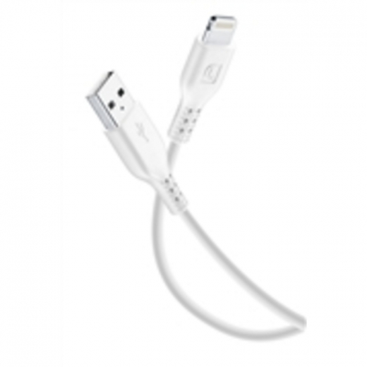 cellularline Kabel USB-A/Lightning USBDATA06MFIIPHW 0,6m ws, - 728042000