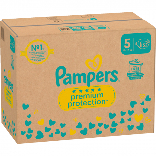 Pampers Windel Premium Protection 40705643 Gr.5 Junior 152St., - 194010900