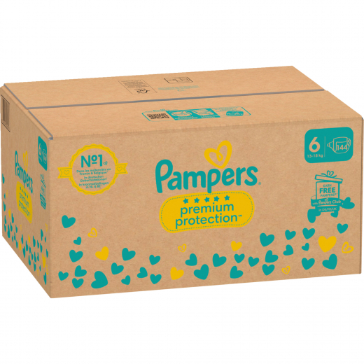 Pampers Windel Premium Protection 40705674 Gr.6 Extra Large 144St., - 194011000