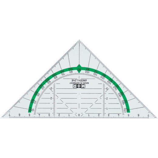 M+R Zeichendreieck Green Line 723170810 16cm,