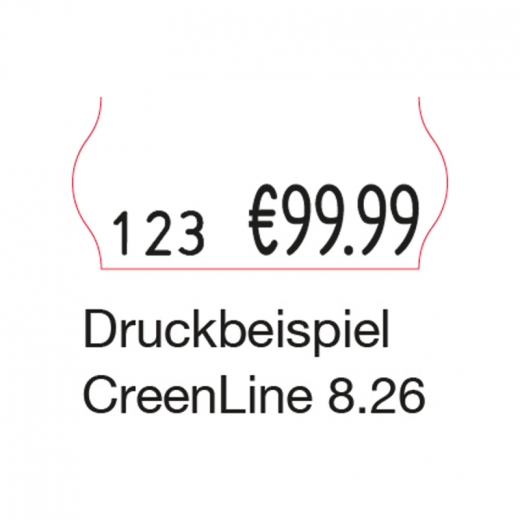 CreenLine Handauszeichner CL826 3/5 ACL-14000826 mit 8 Druckstellen, - 164477300