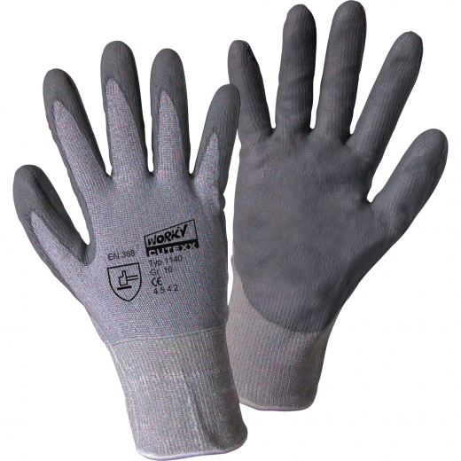 WORKY Handschuh CUTEXX 1140-9 HPPE/Lycra/Glasfaser/PU Gr9 1Paar, - 195023609