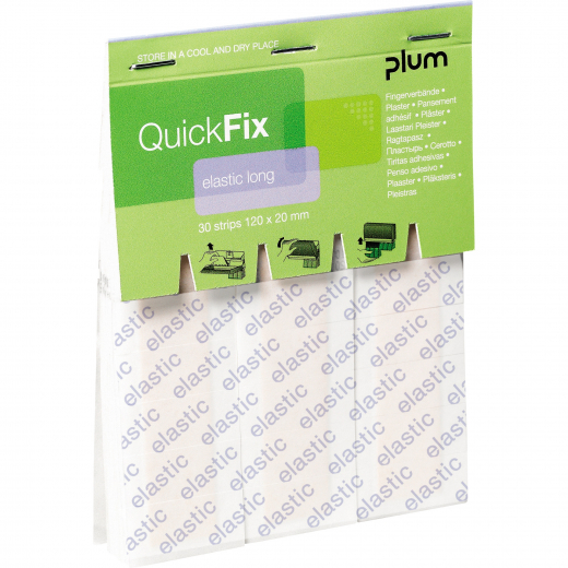 QuickFix Fingerverbände Refill 5508 Elastic Long 30 St./Pack., - 195068100