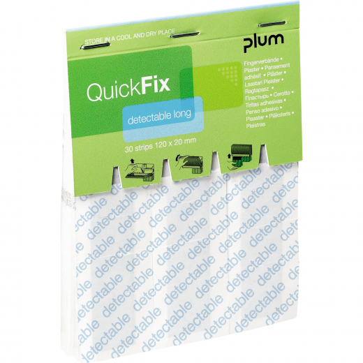 QuickFix Fingerverbände Refill 5509 Detectable Long 30 St./Pack., - 195068800