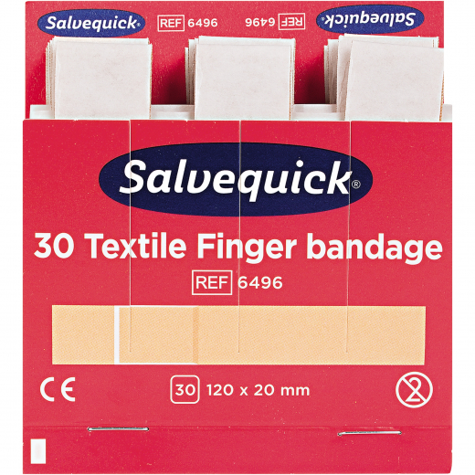 Salvequick Fingerverband 6496 elastisch 30 St./Pack., - 195072500