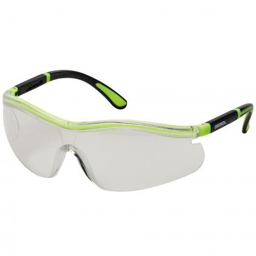 GEBOL Schutzbrille Neon 730406 klar, - 195080203