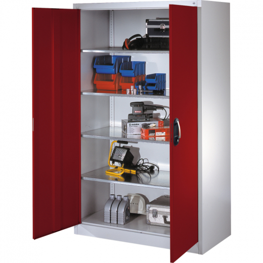C+P Werkzeugschrank 893200S10285 4Böden 1950x1200x600mm lgr/rrt,