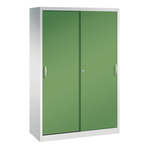 C+P Schwerlastschrank 2059002S10022 Schiebetür 1950x1200x500mm lgr/rgn, - 820039962
