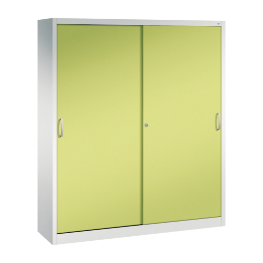 C+P Aktenschrank 214000S10202 2x5OH 1950x1600x400mm lgr/cgn,