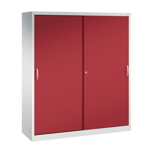 C+P Aktenschrank 215000S10101 2x5OH 1950x1600x500mm lgr/rrt,