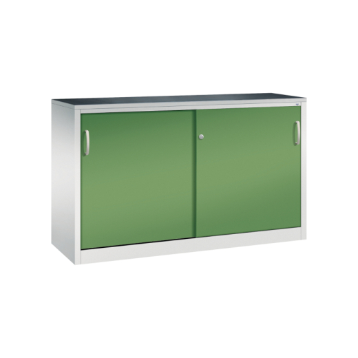 C+P Schwerlastschrank 2156092S10006 Schiebetür 1000x1600x500mm lgr/rgn,