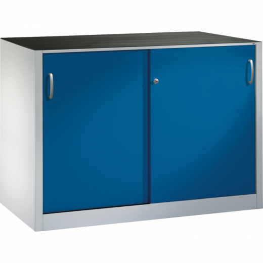C+P Werkzeugschrank 216609S10048 Schiebetür 1000x1600x600mm lgr/ebl,