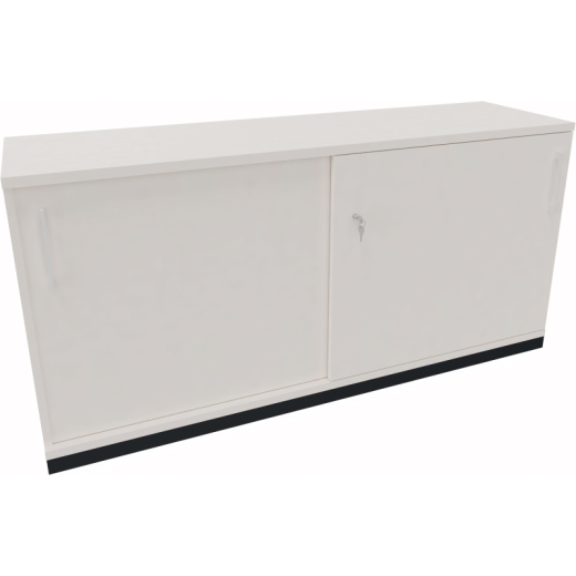 Schiebetürenschrank 2OH B1600xT442xH781mm an/Weiß,