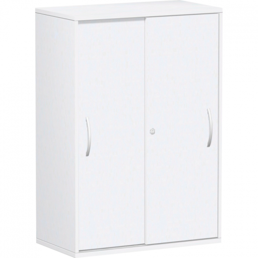 Geramöbel Schiebetürenschrank Flex S-383502-WW 3OH 800x425x1182mm ws, - GER383502WS