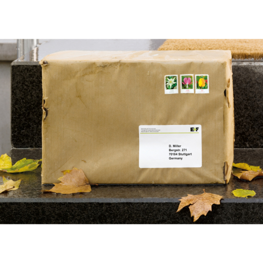 HERMA Folienetikett 8330 99,1x57mm weiß 250 St./Pack., - HER8330