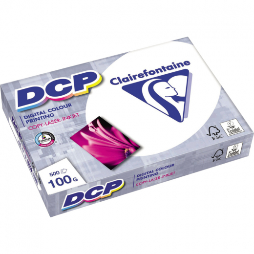 Clairefontaine Farblaserpapier DCP 1821C DIN A4 100g ws 500 Bl./Pack., - CLA1821C