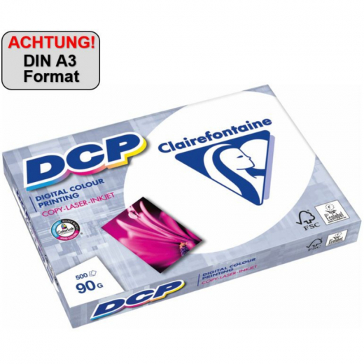 Clairefontaine Farblaserpapier DCP 1834C DIN A3 90g ws 500 Bl./Pack., - CLA1834C