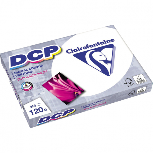 Clairefontaine Farblaserpapier DCP 1844C DIN A4 120g ws 250 Bl./Pack., - CLA1844C