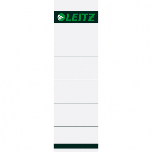 Leitz Einsteckrückenschild 16070085 kurz/breit Karton gr 10 St./Pack., - LEI1607