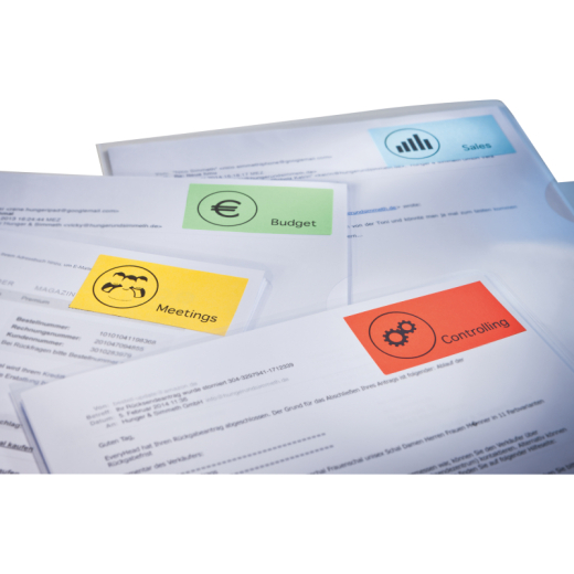 Avery Zweckform Universaletikett 3470 210x297mm rot 100 St./Pack., - 256993