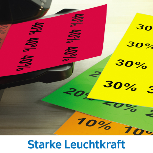 HERMA Etikett 4559 105x42,3mm A4 grün 1.400 St./Pack.,