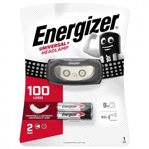 Energizer Stirnlampe Universal Plus E301659805, - 204838