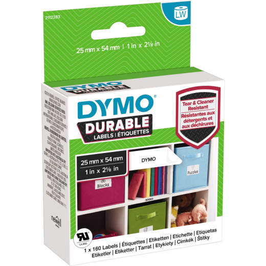 DYMO Etikett 2112283 25x54mm ws 160St., - 620838