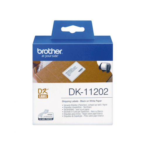 Brother Etikett DK11202 60x100mm weiß 300 St./Pack.,