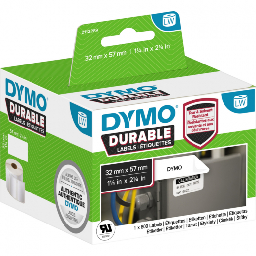 DYMO Etikett 2112289 57x32mm ws 800St., - DYM2112289