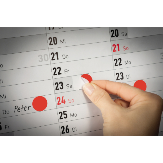 Avery Zweckform Markierungspunkt 3595 18mm rot 96 St./Pack.,