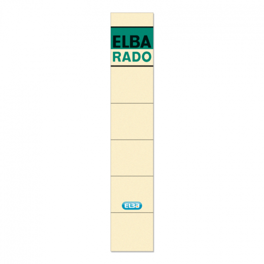 ELBA Ordneretikett 100420941 schmal/kurz sk chamois 10 St./Pack.,