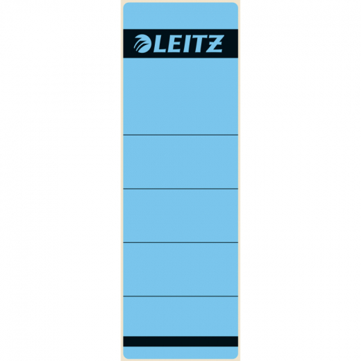 Leitz Ordneretikett 16420035 kurz/breit Papier blau 10 St./Pack., - LEI1642BL