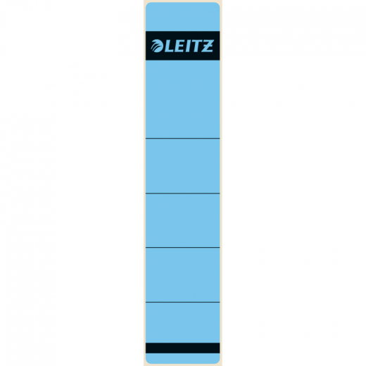 Leitz Ordneretikett 16430035 kurz/schmal Papier bl 10 St./Pack., - LEI1643BL