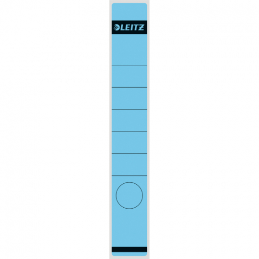 Leitz Ordneretikett 16480035 lang/schmal sk blau 10 St./Pack., - LEI1648BL