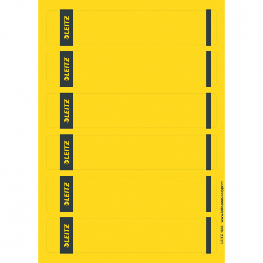 Leitz Ordneretikett 16862015 kurz/schmal Papier ge 150 St./Pack., - LEI16862GE