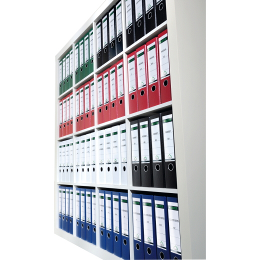 Leitz Ordneretikett 16862025 kurz/schmal Papier rt 150 St./Pack., - LEI16862RT