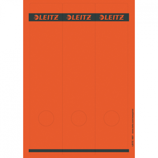 Leitz Ordneretikett 16870025 lang/breit Papier rot 75 St./Pack.,