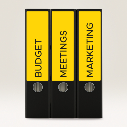 Avery Zweckform Ordneretikett L4769-20 61x192mm ge 80 St./Pack., - ZWEL476920