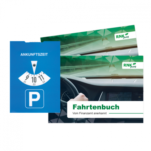 RNK Fahrtenbuch 3119/2 PKW DIN A6 quer 2 St./Pack. +Parkscheibe, - 802365