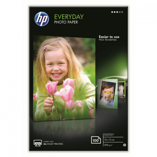 HP Fotopapier CR757A 10x15cm glänzend 100Bl., - 150212