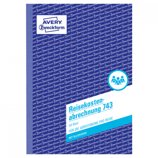 Avery Zweckform Reisekostenabrechnung 743 DIN A5,