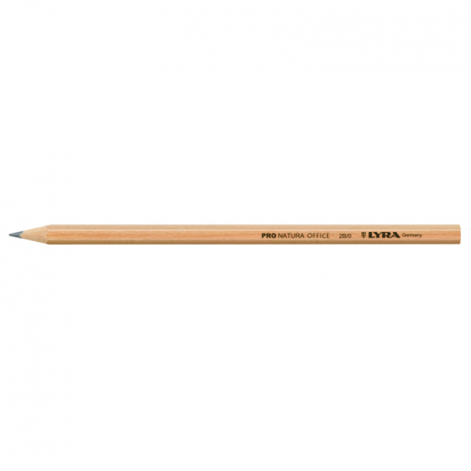 Lyra Bleistift Pro Natura Office 1340102 2B, - 306001062