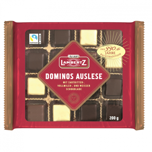 Lambertz Gebäck Dominos Auslese 26121 sort 200g, - 492186900