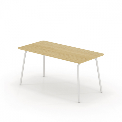 Schreibtisch Sedus se:lab work&meet 160x74x80cm weiß/eiche hell, - 815019072